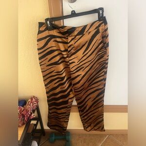 Animal print pants